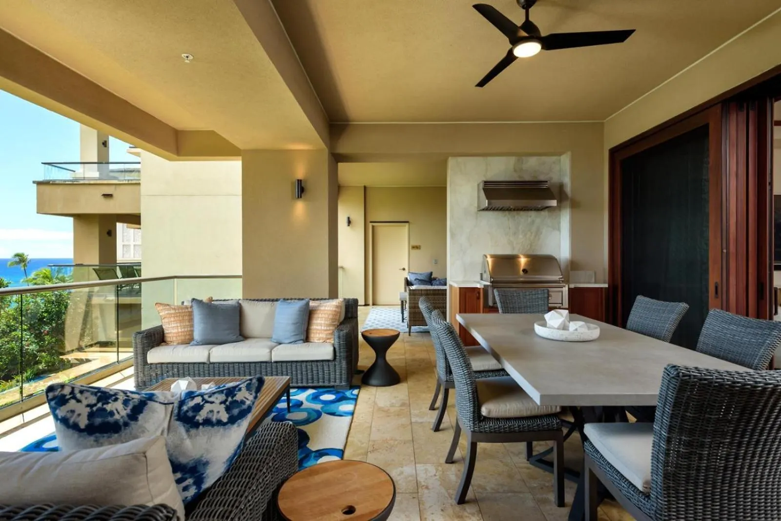 דירה Kbm Resorts Luxury Oceanfront Villa At Montage Kapalua Bay Private Lanai And Bbq Free Rental Car Malia-At-Montage-Kapalua-Bay